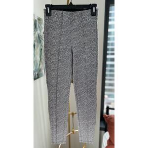 Liverpool | Black & White Chevron Pull-On Trouser Leggings | Size 0